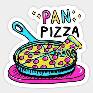 Pan Pizza Sticker